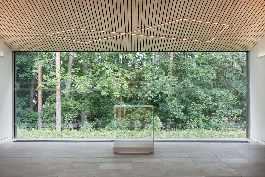 Dzimtsarakstu nodaļas ceremoniju zāle. Foto: Madara Gritāne