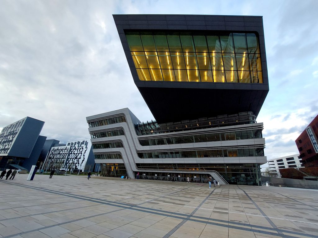 Vīnes Ekonomikas universitātes bibliotēka. Foto: Jānis Dripe