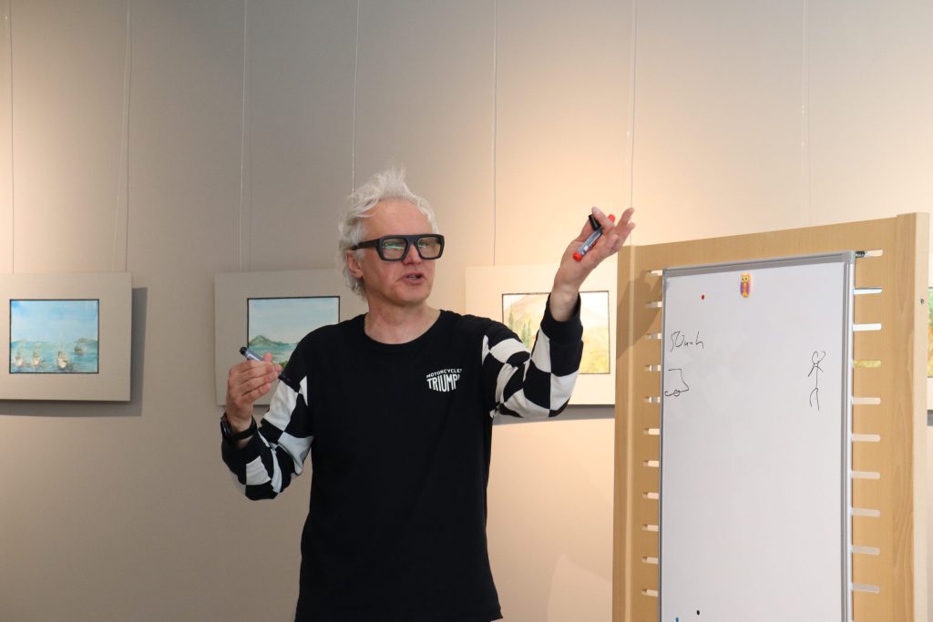 Pauls Timrots RCB filiālbibliotēkā 