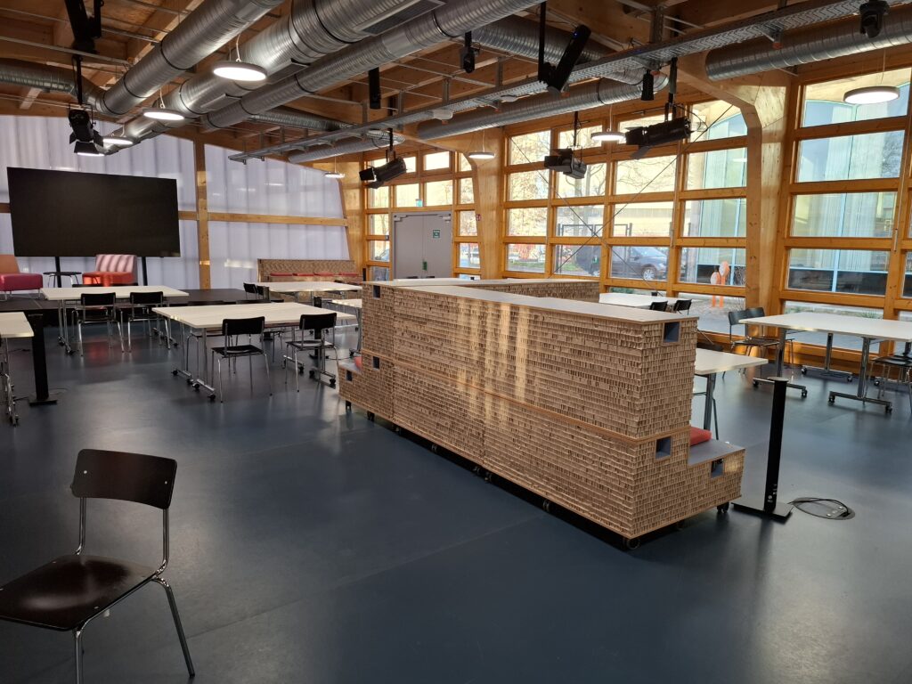 Amerikas Memoriālās bibliotēkas Pop-Up piebūve