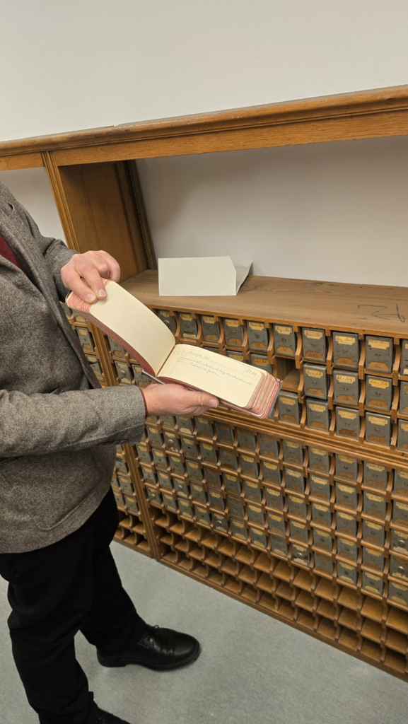 Vecais katalogs Ārlietu ministrijas bibliotēkā